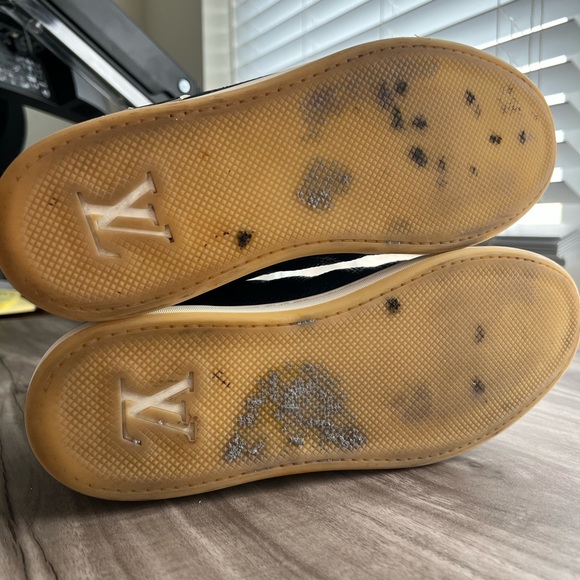 Louis Vuitton Tattoo Navy Blue LV Monogram High Size 9.5 Mens (LV 7.5) - Picture 11 of 11